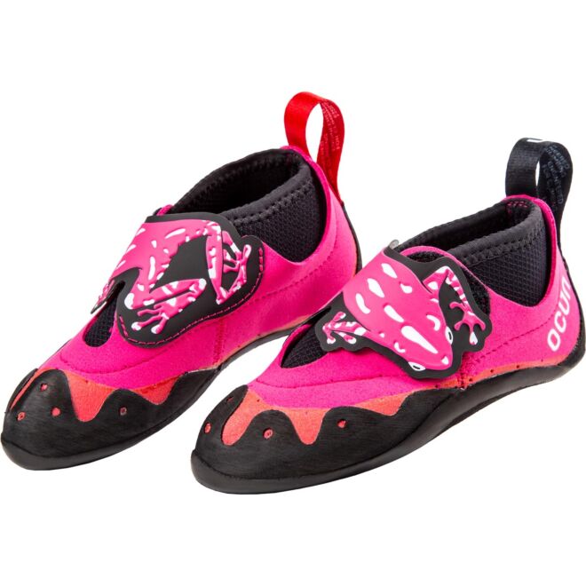 Ocun Ribbit Pink/Black scarpette arrampicata bambino