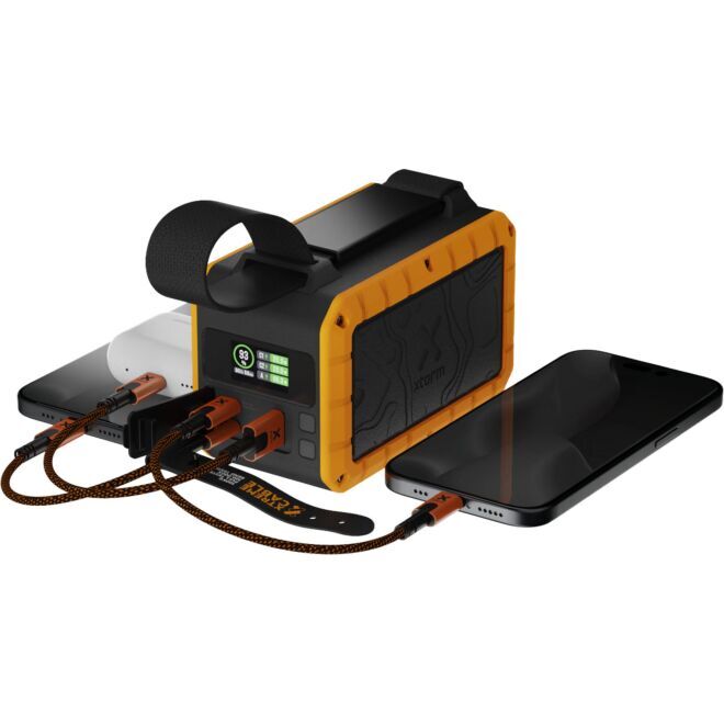 Rugged Flashlight Powerbank 100W - 40000 mAh caricabatteria portatile con torcia
