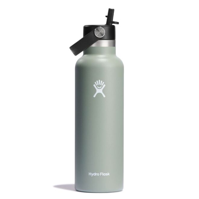Hydro Flask 21 OZ (621 ml) Standard Mouth with Flex Straw Cap borraccia termica