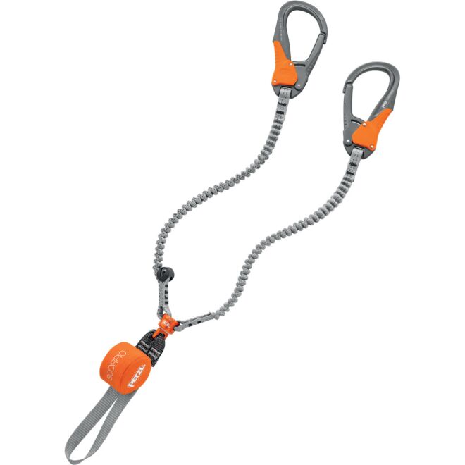 Petzl Scorpio Eashook SW Lanyards set via ferrata