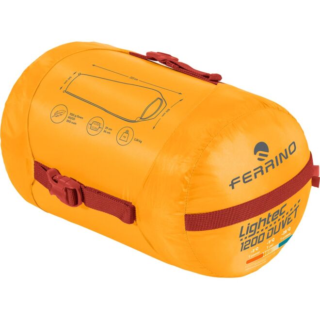 Ferrino Lightec 1200 Duvet RDS Down sacco a pelo
