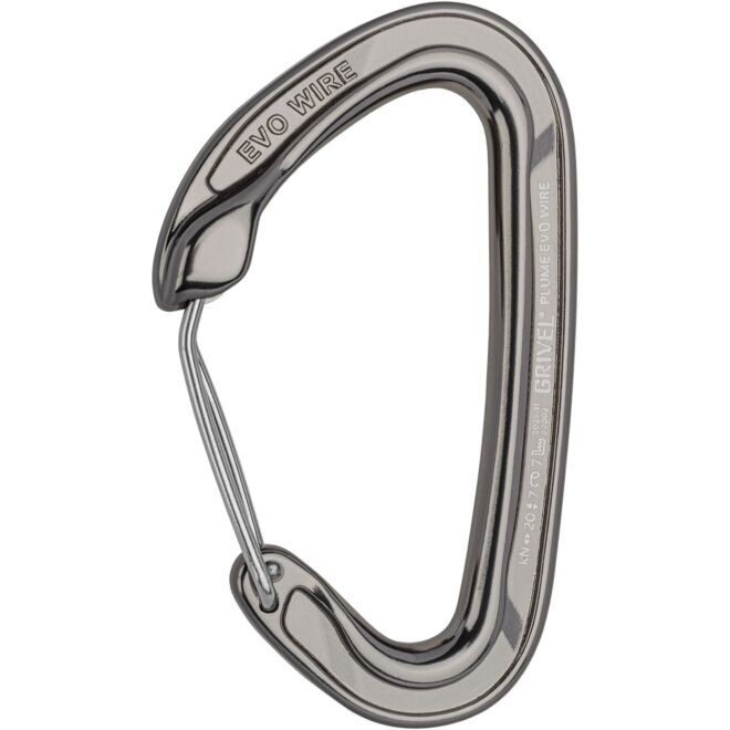 Grivel Standard Plume Evo Wire K3EW moschettone arrampicata