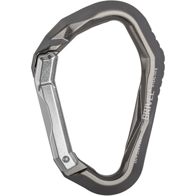 Grivel Standard Stealth Straight K16S moschettone arrampicata