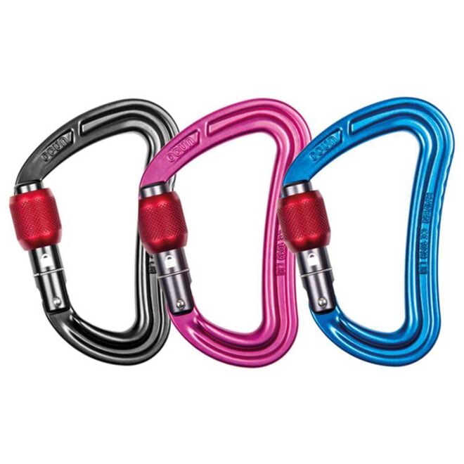 Ocun Raven Screw 3-Pack moschettone a ghiera arrampicata 