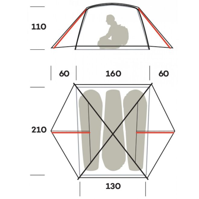Ferrino Nemesi 3 Pro tenda trekking