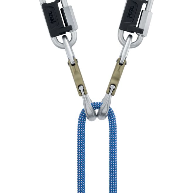 Petzl Tiptop Stainless (confezione da 10) moschettone di sosta arrampicata