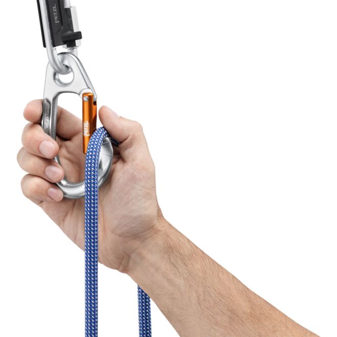 Petzl Tiptop Steel (confezione da 10) moschettone di sosta arrampicata