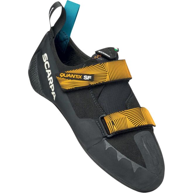 SCARPA Quantix SF Black/Bright Orange scarpette arrampicata