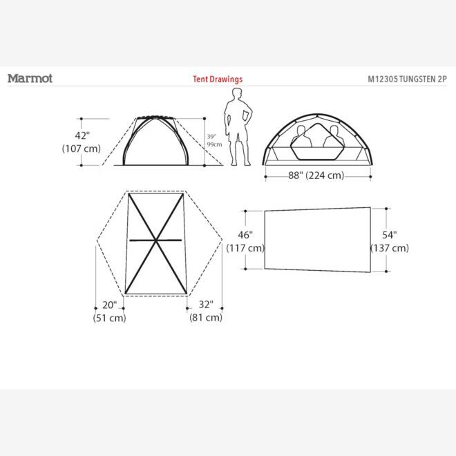 Marmot Tungsten 2P tenda da trekking