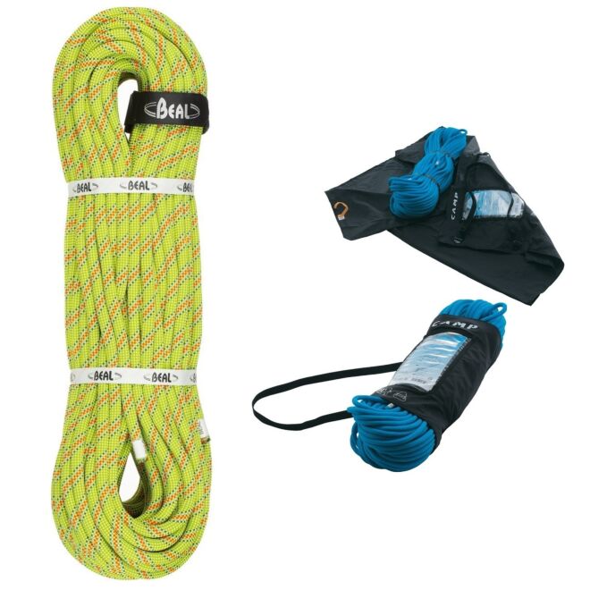 Beal Tuono 9.4 mm corda arrampicata + CAMP Rope Holder telo portacorda
