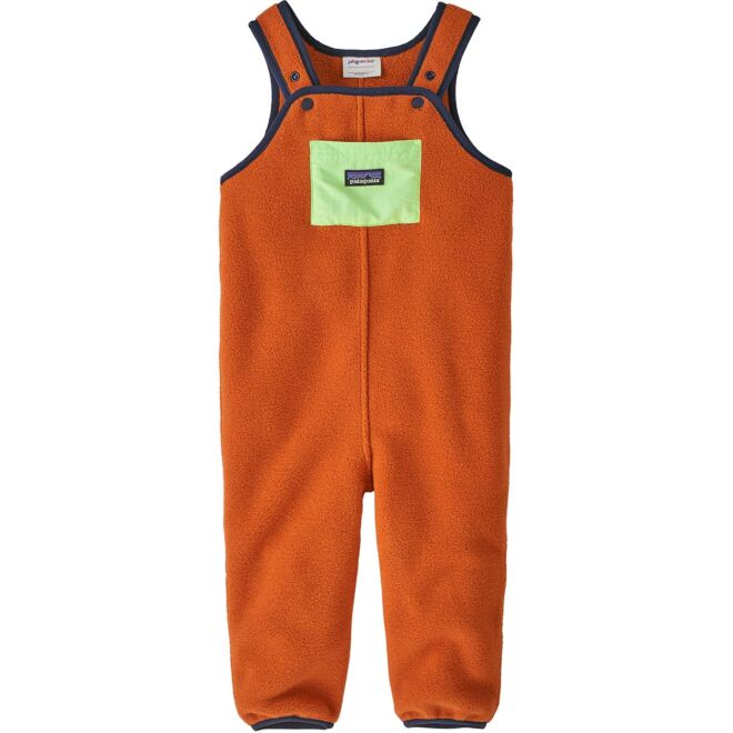 Patagonia Baby Synchilla Overalls salopette in pile per bambino