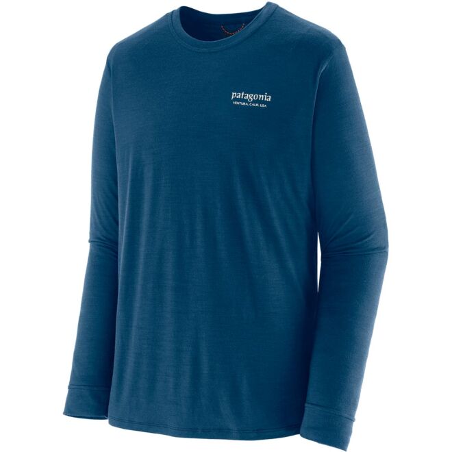 Patagonia M's L/S Cap Cool Merino Blend Graphic Shirt maglia tecnica manica lunga uomo