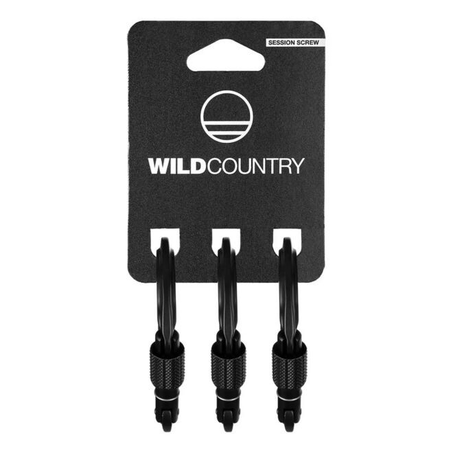 Wild Country Session Screw Gate 3 Pack moschettone a ghiera arrampicata