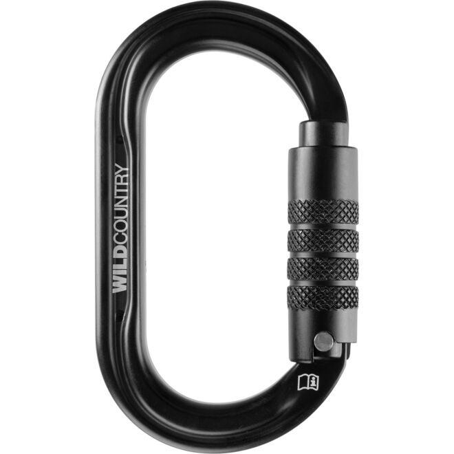 Wild Country Wild Oval Trilock moschettoni triplo movimento arrampicata