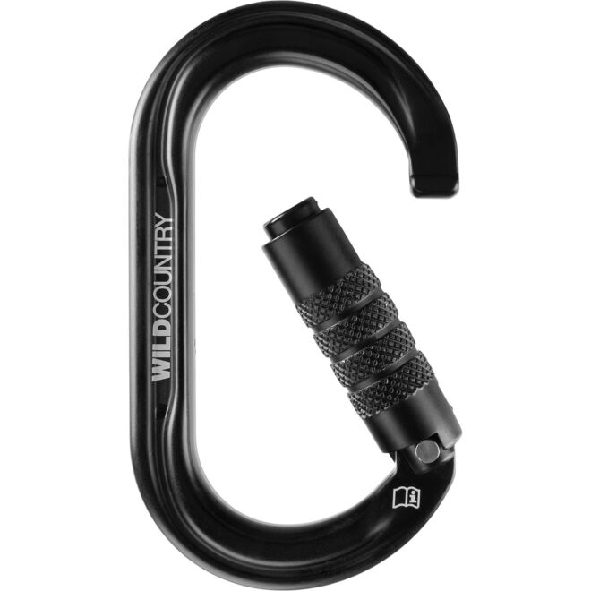 Wild Country Wild Oval Trilock moschettoni triplo movimento arrampicata
