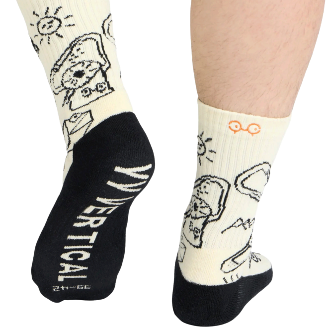YY Vertical Climber Doodle Socks calze
