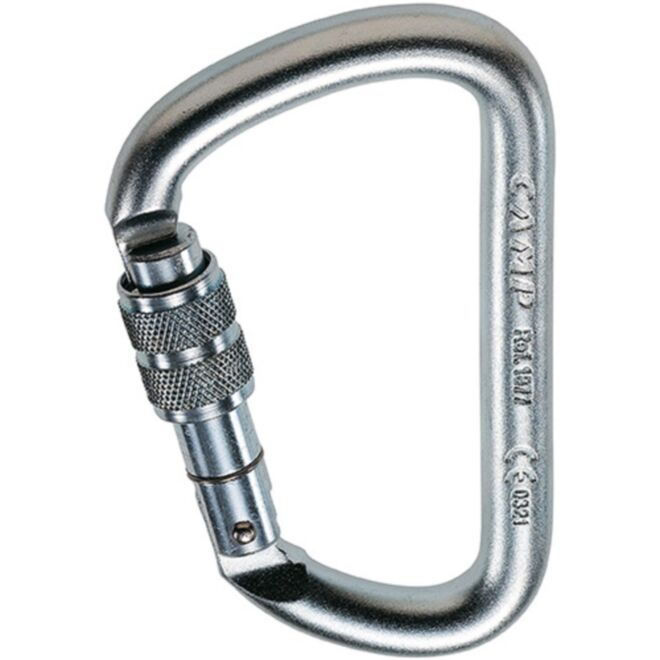 CAMP D Pro Lock moschettone a ghiera per lavori in quota