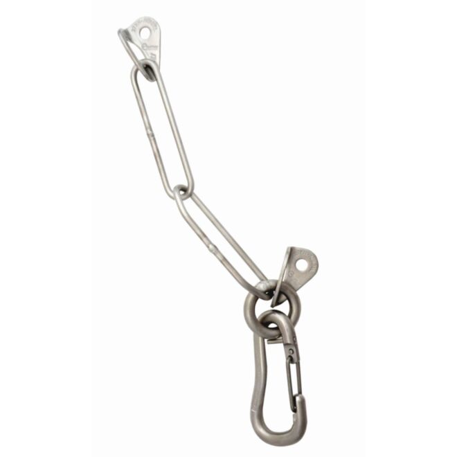 Raumer Gruppo Sosta inox 2 Rock Ø10 mm + 1 Catena + 1 Anello + 1 Moschettone versione Marina