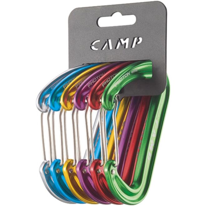 CAMP Rack Pack Photon Wire set 6 moschettoni arrampicata