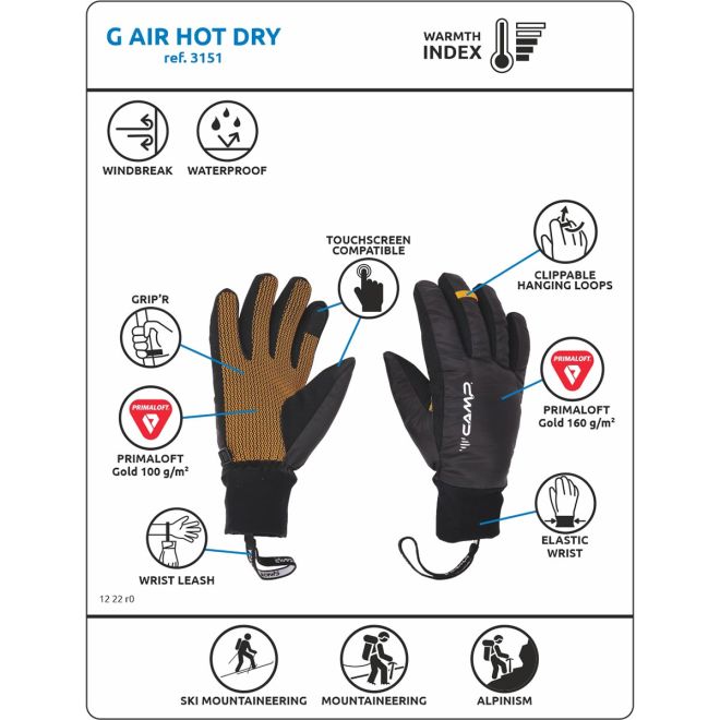 CAMP G Air Hot Dry guanti