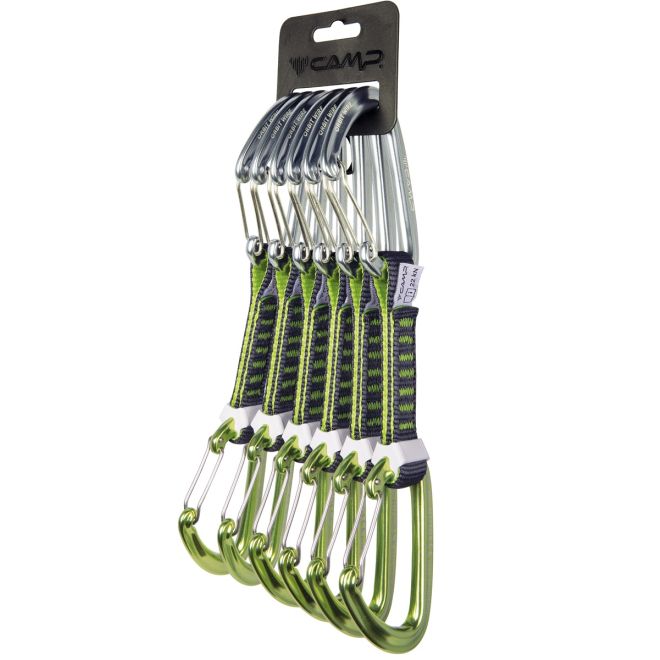 CAMP Set 6 Orbit Wire Express KS 6 pack rinvii arrampicata