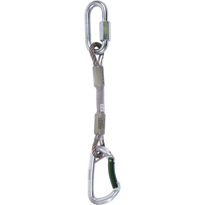 CAMP Gym Safe Cable Express Stainless rinvio arrampicata