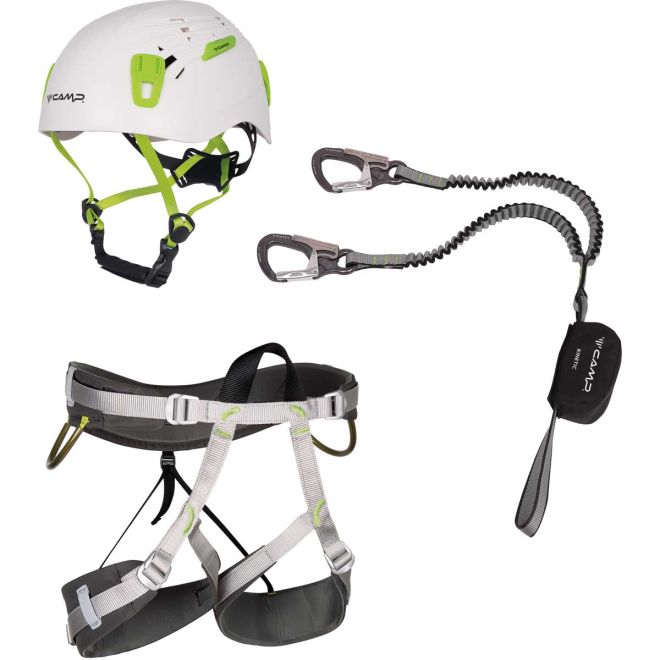 CAMP Kit Ferrata Kinetic Rewind Energy Team set da via ferrata