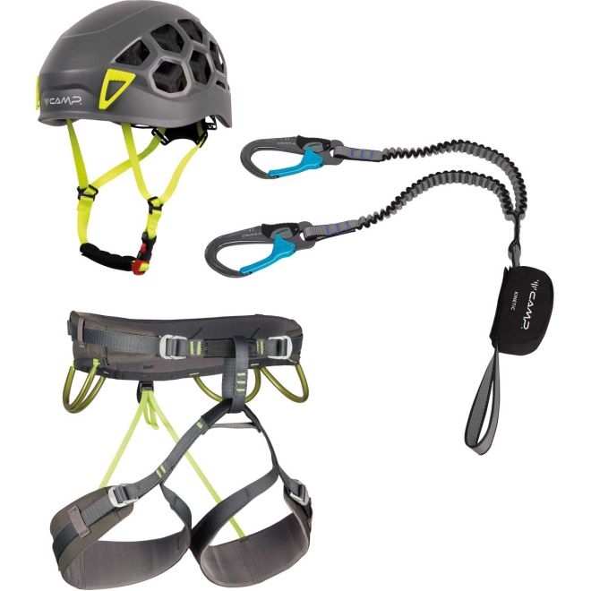 CAMP Kit Ferrata Kinetic Rewind Pro Energy Cr 4 set da via ferrata