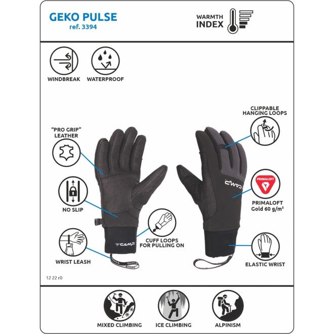 Guanti Abrasivi In Gomma Geko G02028 | Resistenti E Durevoli | Colore Nero | Made In Poland