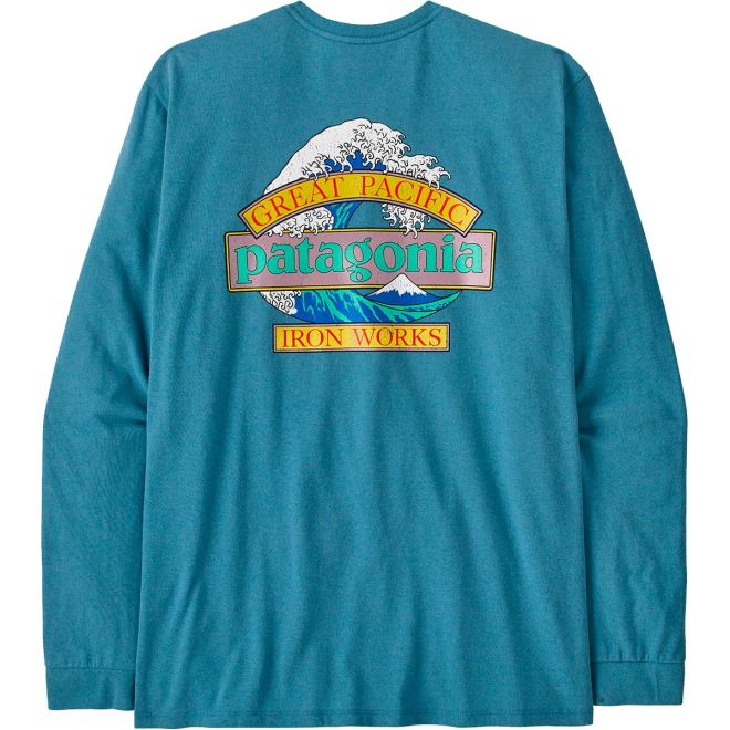Patagonia M's L/S Great Waves Responsibili-Tee maglia a maniche lunghe uomo