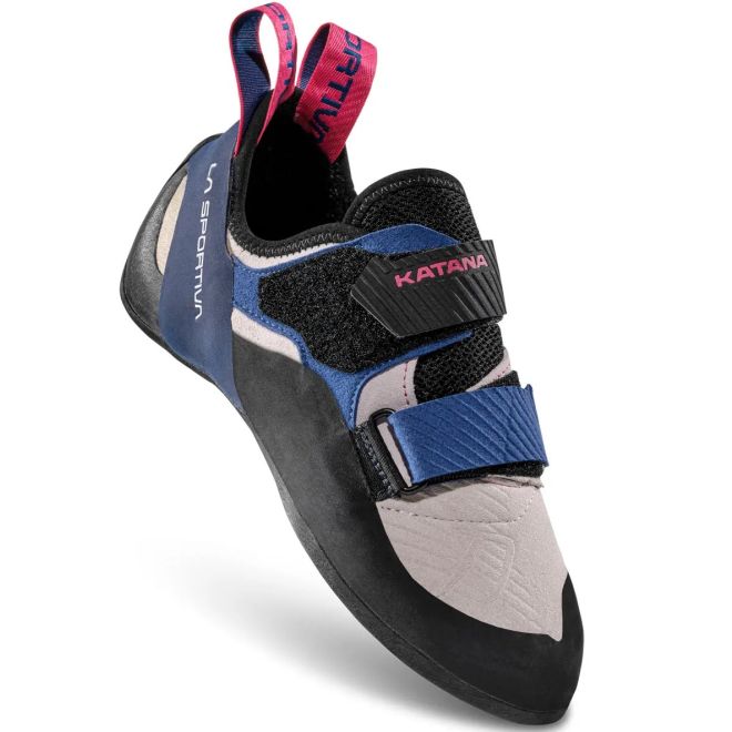 La Sportiva Katana Woman White/Storm Blue scarpette arrampicata donna