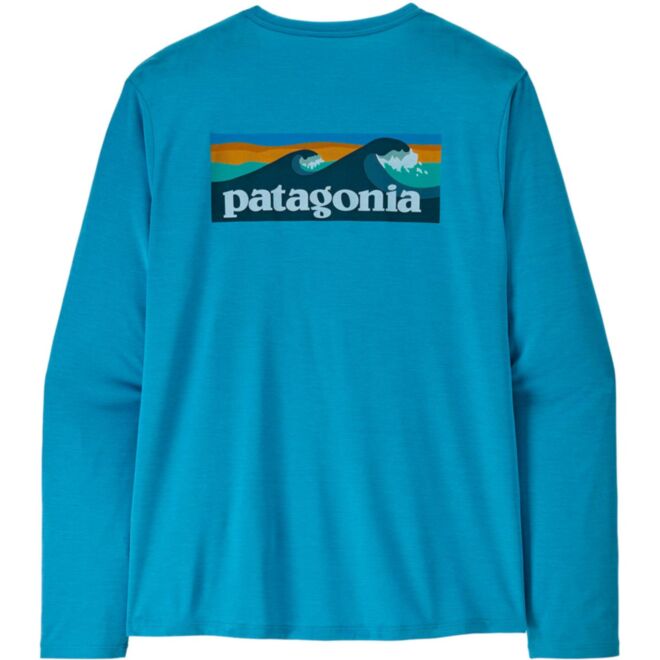 Patagonia M's L/S Cap Cool Daily Shirt - Boardshort Logo maglia tecnica manica lunga uomo
