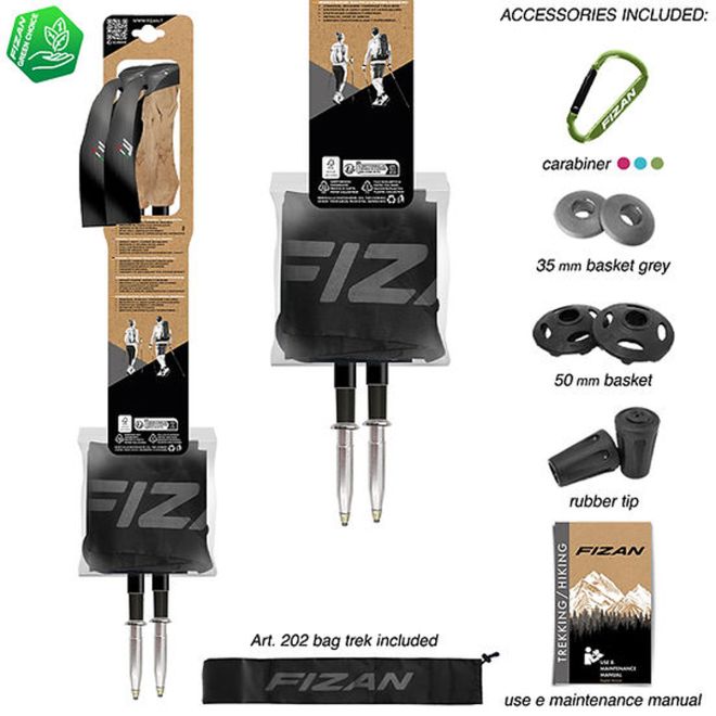Fizan Compact 1947 trekking poles