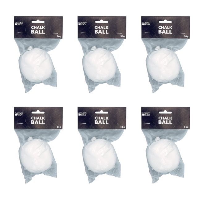 Golden Rock Chalk Ball 56 g pallina magnesite 6-pack