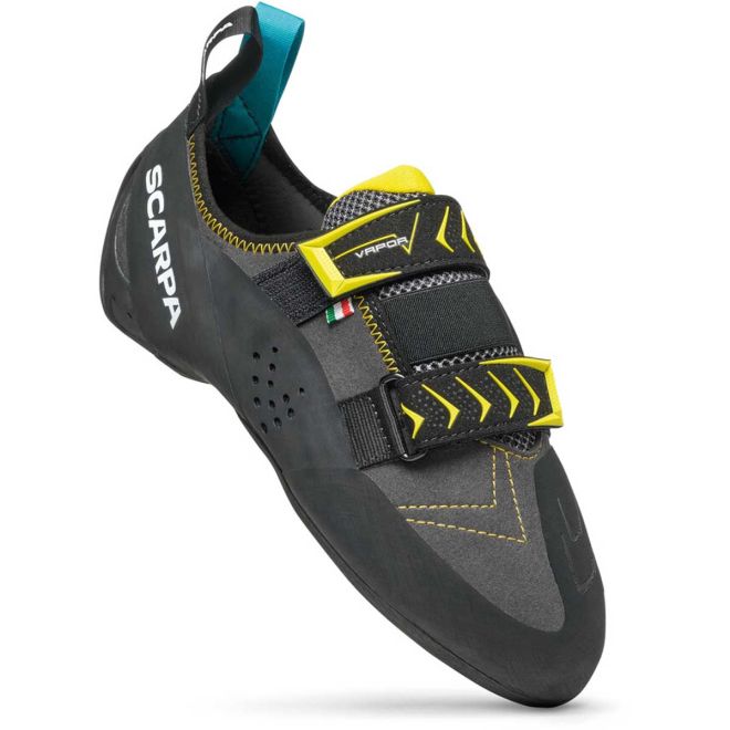 SCARPA Vapor V Smoke/Yellow scarpette arrampicata