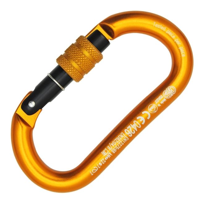 Kong Oval Alu Classic Screw Sleeve moschettone ovale speleo