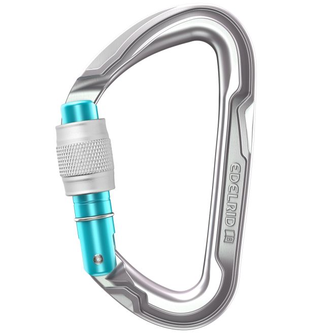Edelrid Pure Screw moschettone a ghiera arrampicata