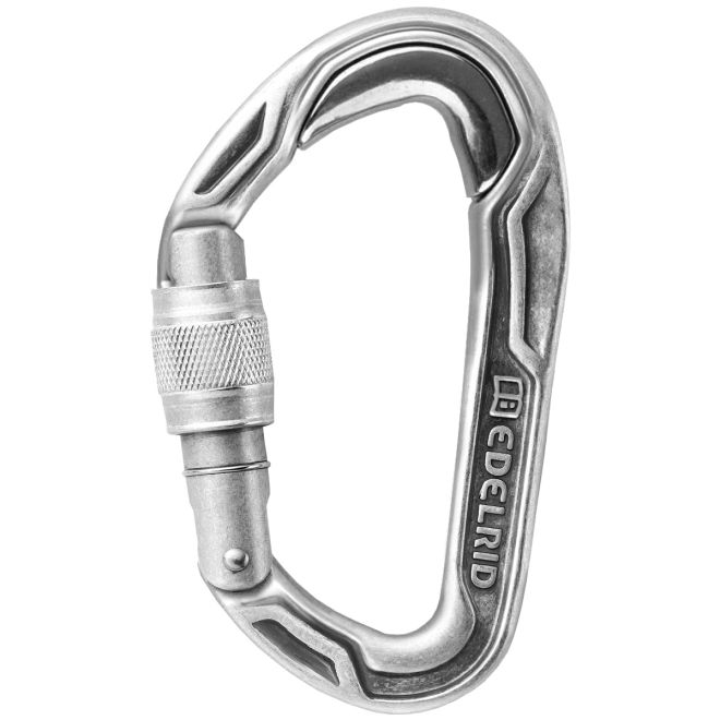 Edelrid Bulletproof Screw moschettone a ghiera arrampicata
