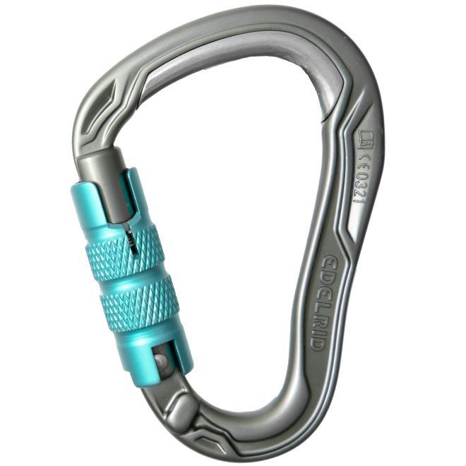 Edelrid HMS Bulletproof Triple II moschettone triplo movimento arrampicata