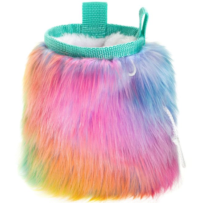 Crafty Climbing Rainbow Furry sacchetto portamagnesite