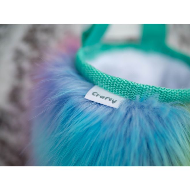 Crafty Climbing Rainbow Furry sacchetto portamagnesite
