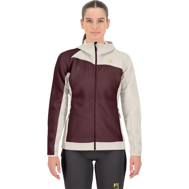 Karpos Averau W Full-Zip Hoodie Fleece pile tecnico donna