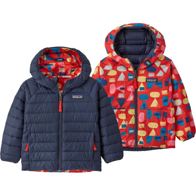 Patagonia Baby Reversible Down Sweater Hoody giacca bambino