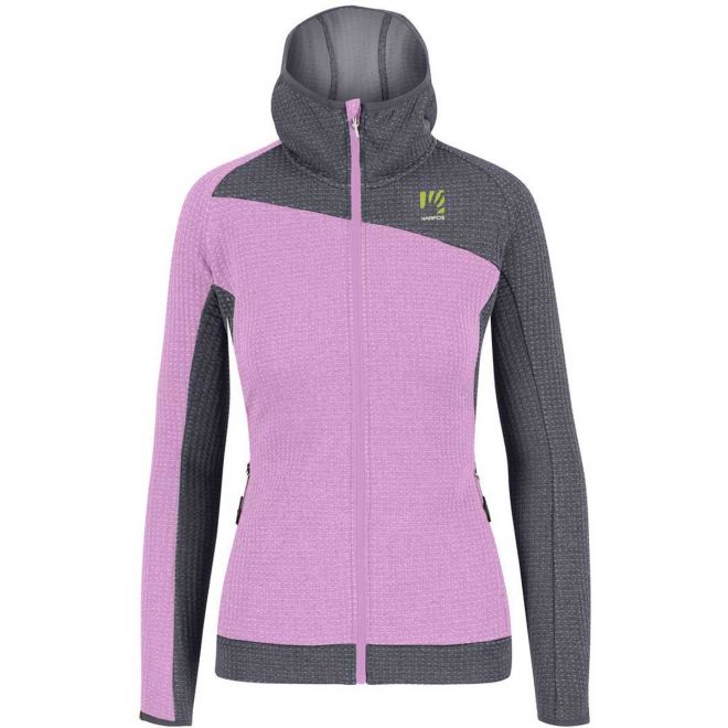 Karpos Averau W Full-Zip Hoodie Fleece pile tecnico donna