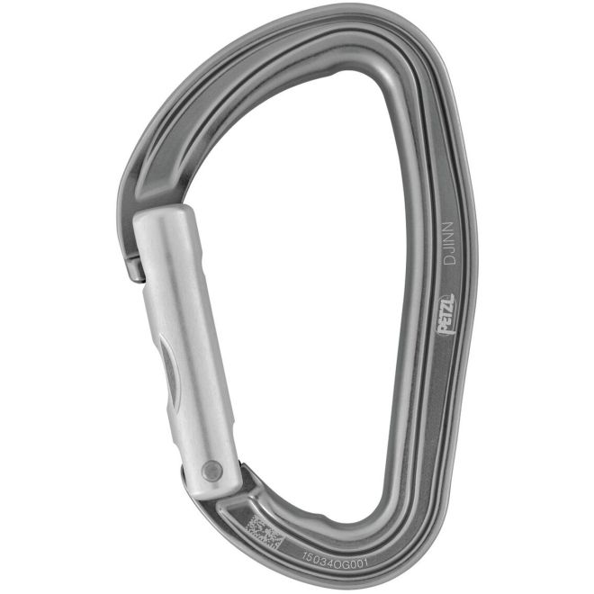 Petzl Djinn moschettone arrampicata leva dritta