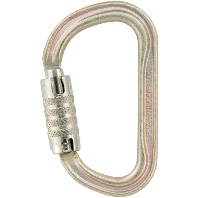 Petzl Vulcan moschettone triplo movimento lavoro versione internazionale