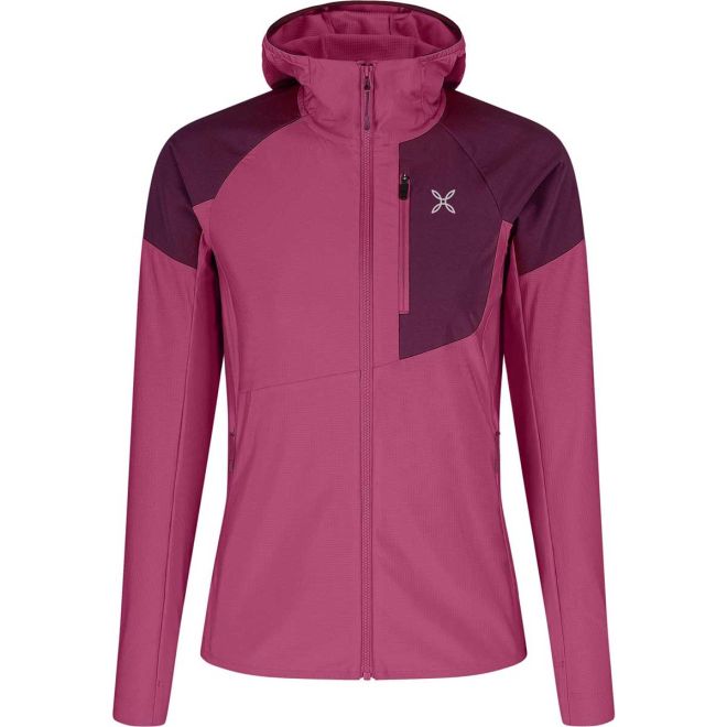 Montura Spitze Hooded Maglia W pile tecnico donna