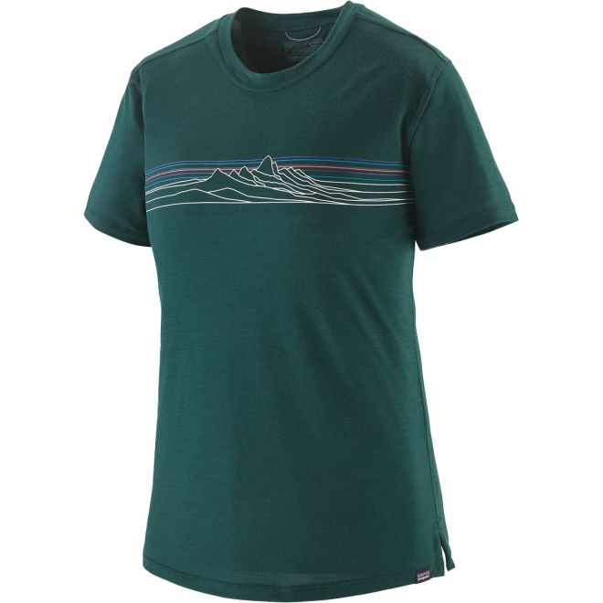 Patagonia W's Cap Cool Merino Blend Graphic Shirt maglietta donna