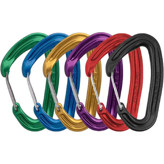 DMM Alpha Wire Colour 6 Pack set moschettoni arrampicata