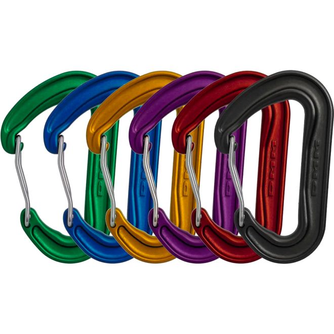 DMM Wisp Colour Pack 6 set moschettoni arrampicata
